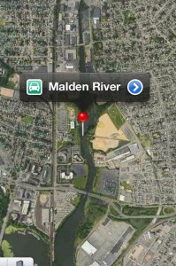Satellite View of the Malden River
